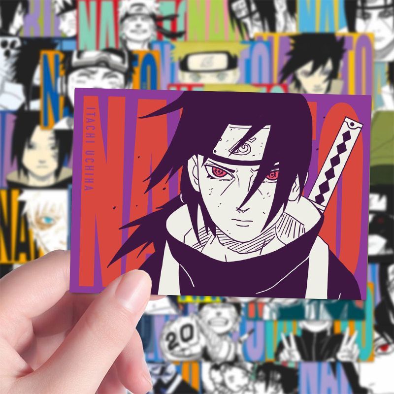 Cosplay Prop Designer - Stiker Seni Naruto - Desain Kartu
