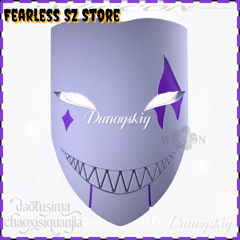 Cosplay Prop Patterns - DUNAYSKIY%^& Cosplay Jesterr Pola Ungu Tengkorak