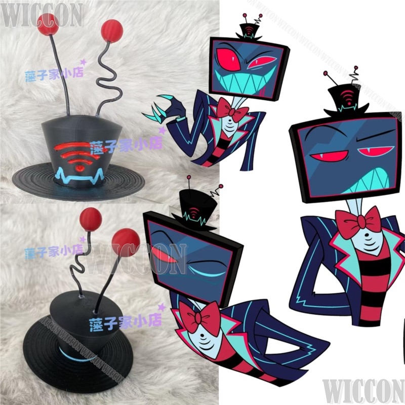 Cosplay Prop 3D Print Settings - Kostum Cosplay Anime Vox Black Hat