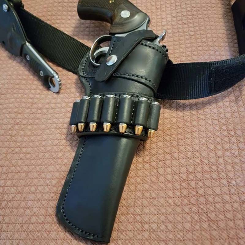 Cosplay Prop Pistol - Revolver Retro Old West, Kotak Pelindung
