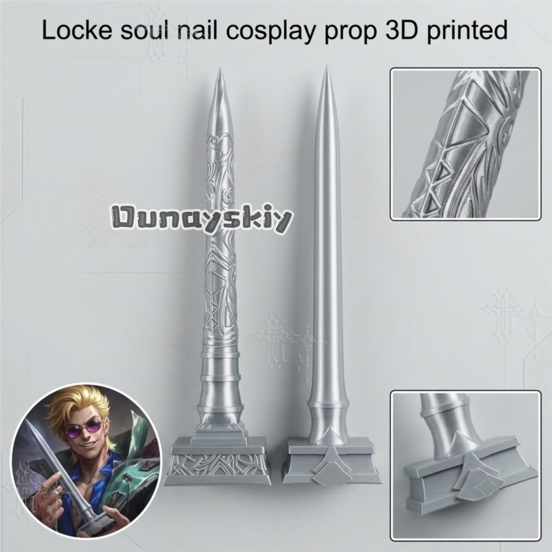 KS*27Locke The Ashen Exorcist  - Cosplay Prop 3D Print Settings ulasan dan harga