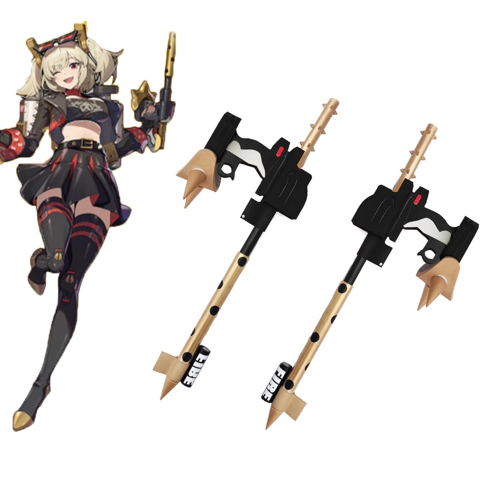 Replika Senjata Cosplay Game B - Burnice Cosplay Prop ulasan dan harga