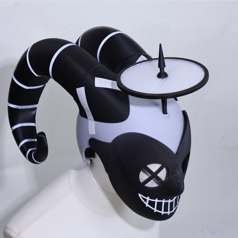Topeng Helm Cosplay Lute Cetak - Cosplay Prop 3D Print Settings ulasan dan harga