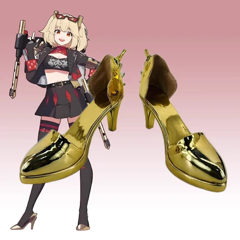 Sepatu Cosplay Burnice Whita S - Burnice Cosplay Prop ulasan dan harga