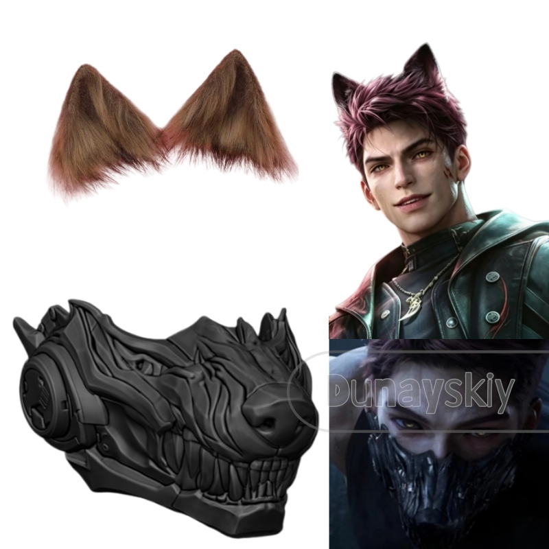 Topeng Serigala Valko Love and - Cosplay Prop 3D Print Settings ulasan dan harga