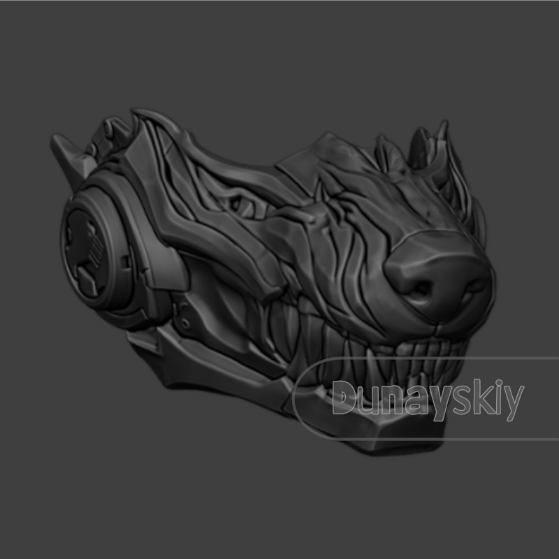 Topeng Serigala Valko Love and - Cosplay Prop 3D Print Settings ulasan dan harga