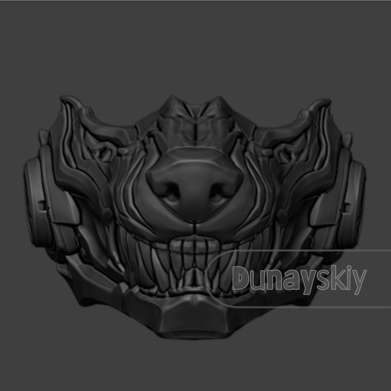 Topeng Serigala Valko Love and - Cosplay Prop 3D Print Settings ulasan dan harga