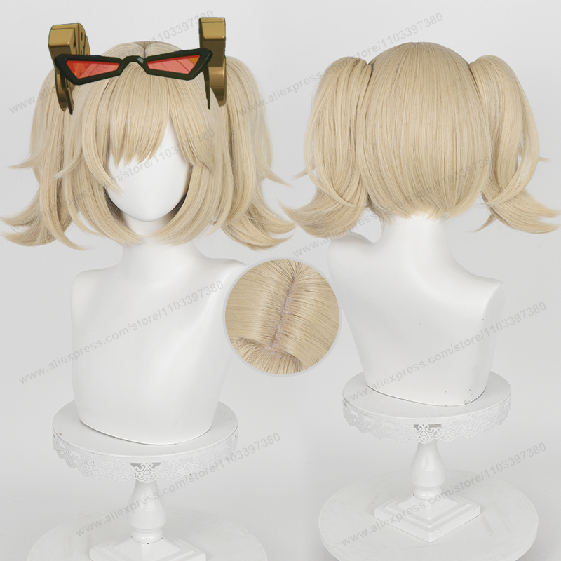 ZZZ Burnice Whita Wig Cosplay  - Burnice Cosplay Prop ulasan dan harga