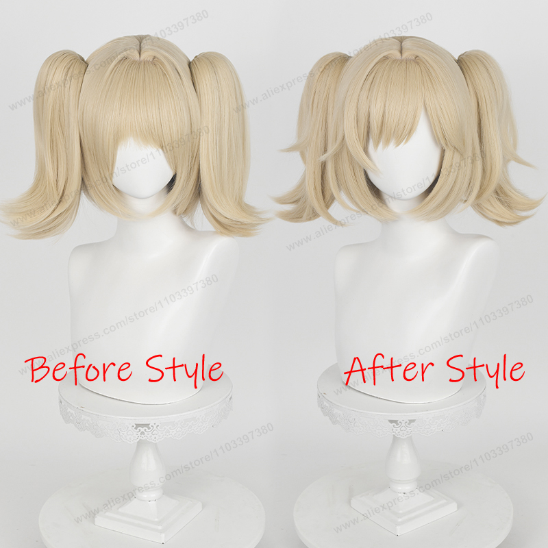 ZZZ Burnice Whita Wig Cosplay  - Burnice Cosplay Prop ulasan dan harga