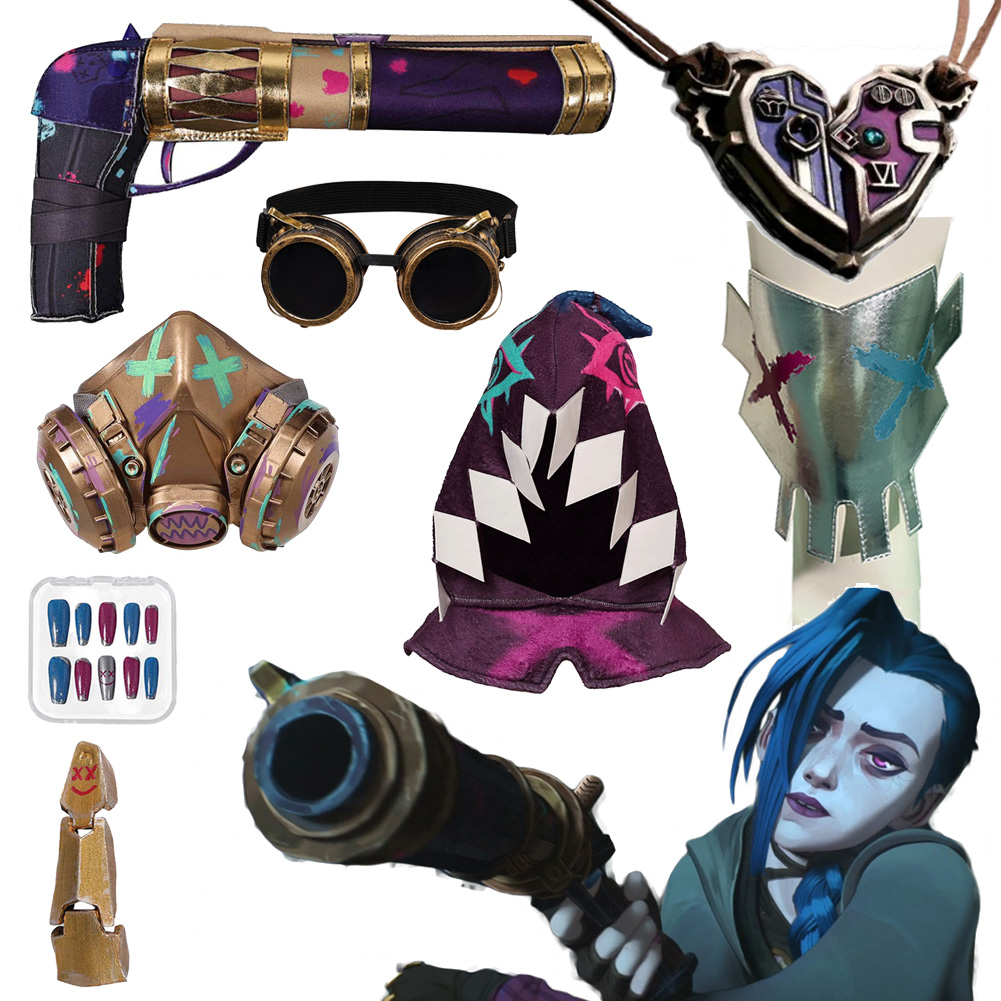 Arcane Jinx senjata Pistol mew - Cosplay Prop Pistol ulasan dan harga