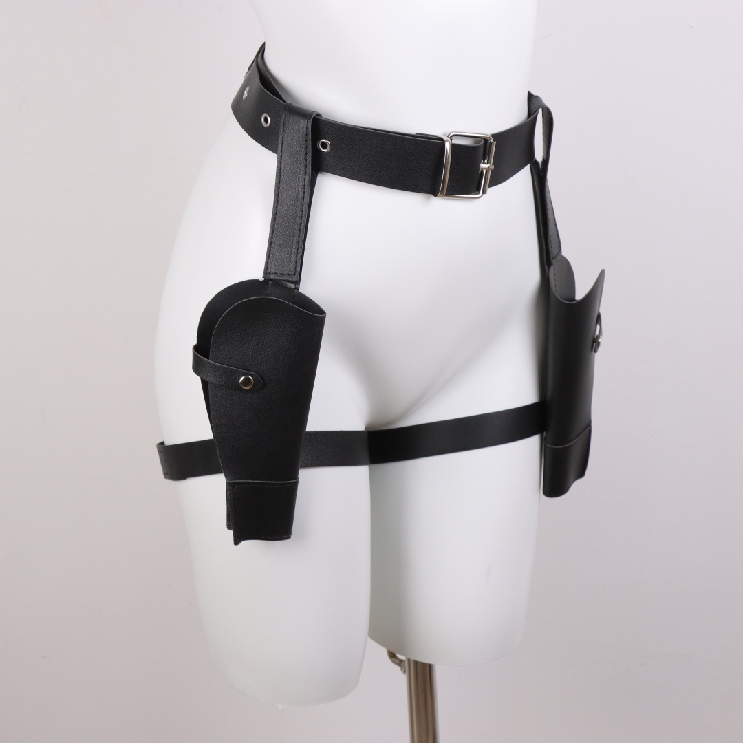 Sarung Pinggang Kulit PU Vinta - Cosplay Prop Pistol ulasan dan harga