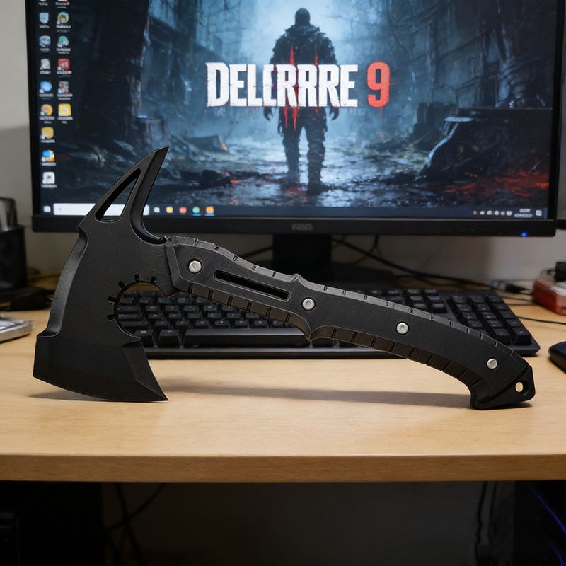 Cosplay Biohazard RE9 Kapak Pl - Cosplay Prop Axe ulasan dan harga