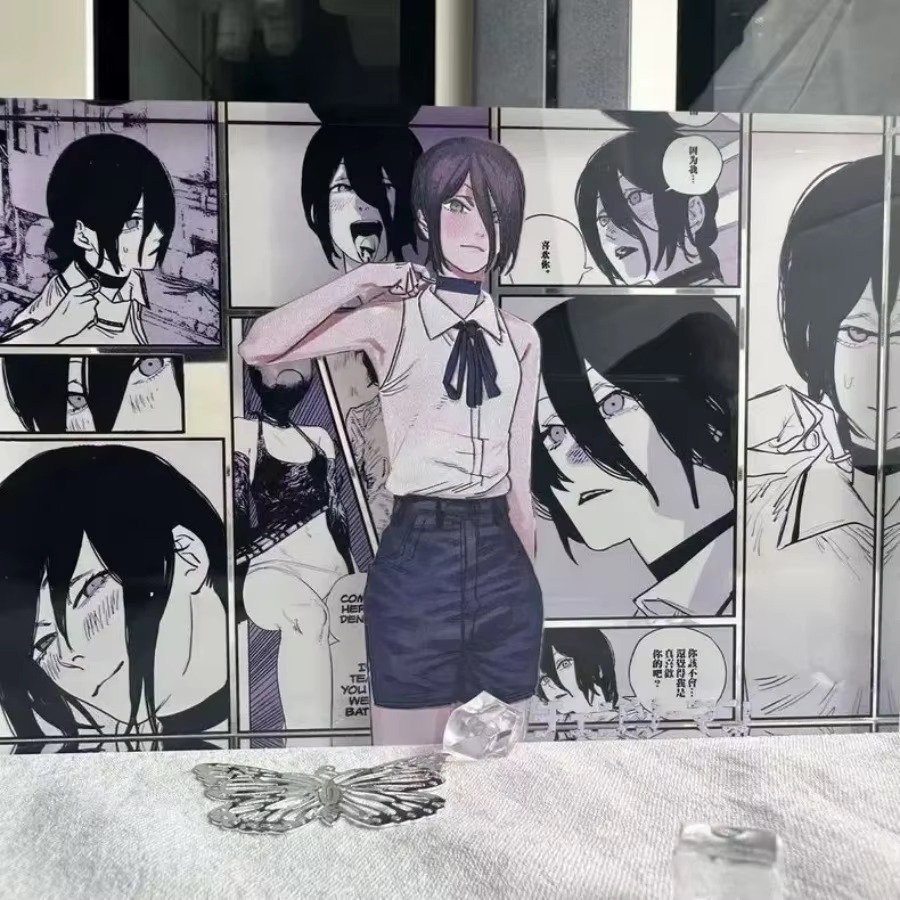 Figur Anime Denji dan Reze Mod - Cosplay Prop ulasan dan harga