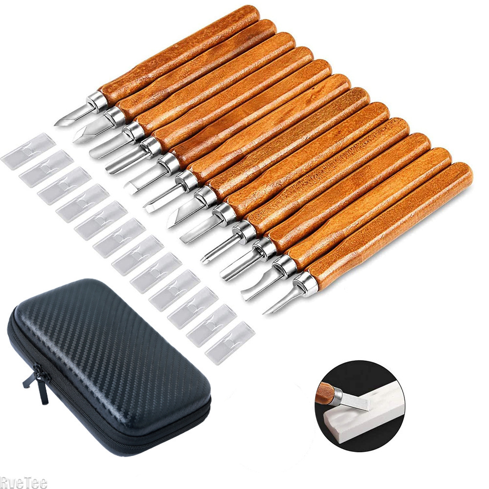 12 Buah Set Alat Ukir Kayu SK2 - Craft Knife Set ulasan dan harga